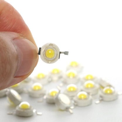 50Pcs 180 Degree 1W High Power LED SMD Different Colors Chip Lamp Beads COB