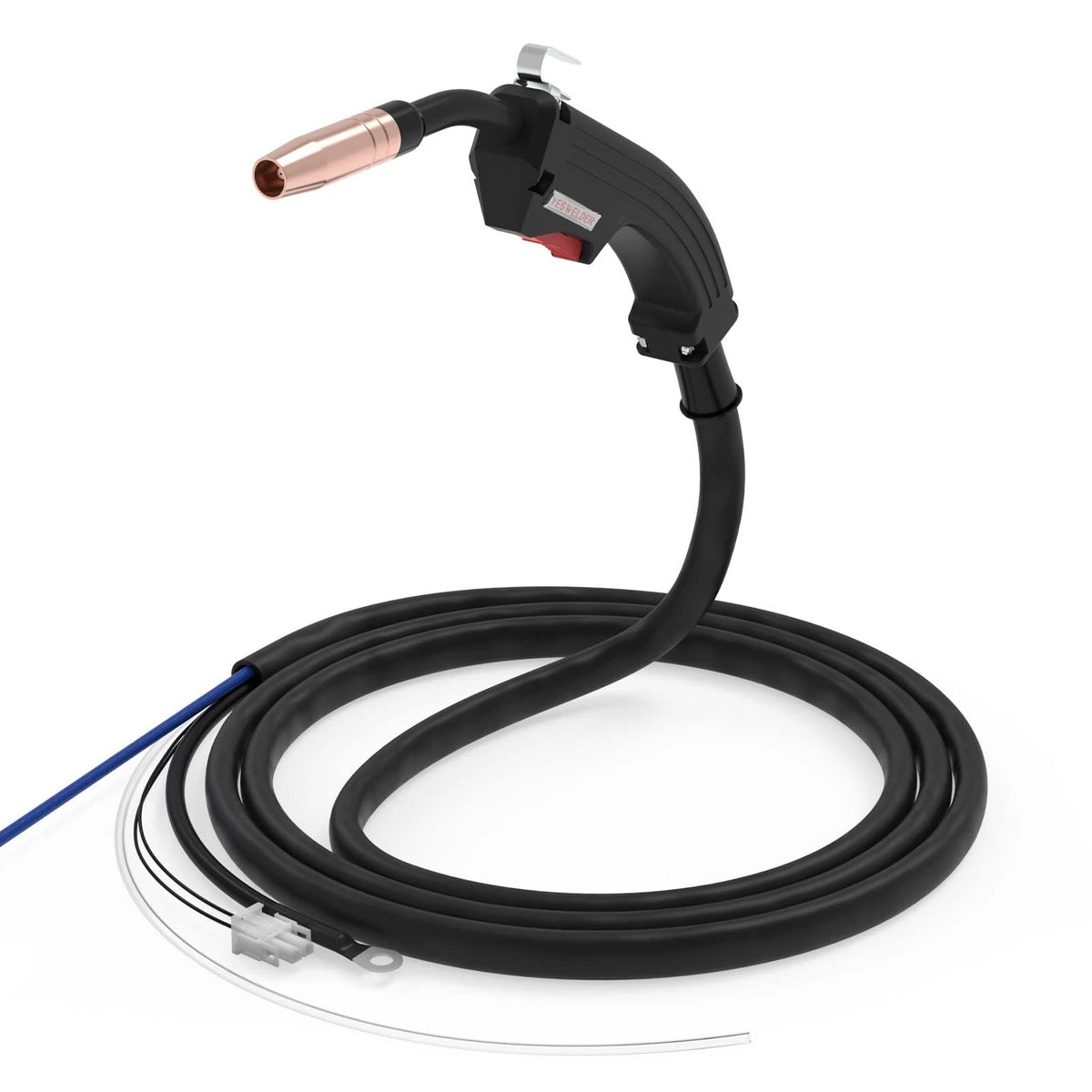 YESWELDER 8FT 100A for Clarke 130EN 180EN Welder Complete 8ft, Black