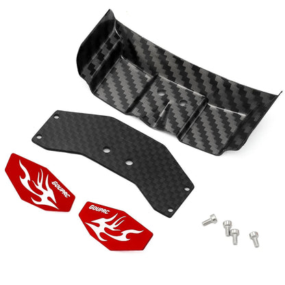 GOUPRC RC Rear Wing Carbon Fiber & Plastic Combo for Losi Micro-B 1/24 RC...