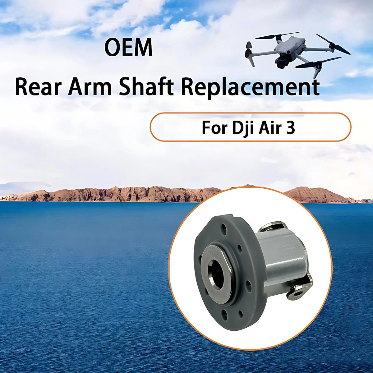 ZWLLKJGS Air 3 Replacement Rear Arm Shaft Back Axis Hinge Aircraft Repair...