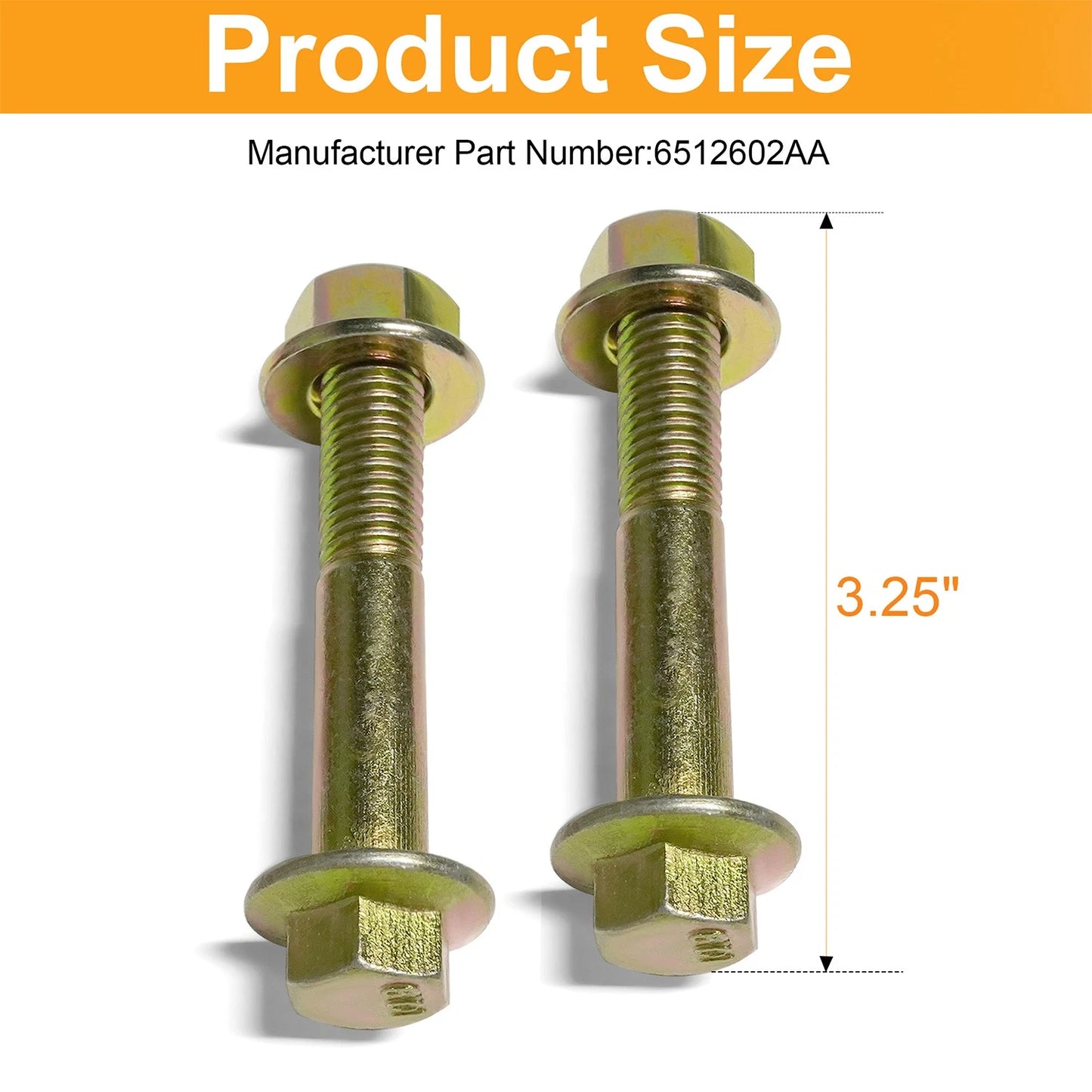 6104242AA, 6104718AA M12x1.50 Hex Bolt for Jeep Wrangler JL, JK & Gladiator JT