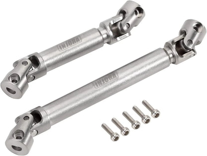 INJORA Center Drive Shaft Stainless Steel D-Shaped Hole for...