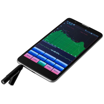 Dayton Audio iMM-6 Calibrated Measurement Microphone for 1 Pack, Black