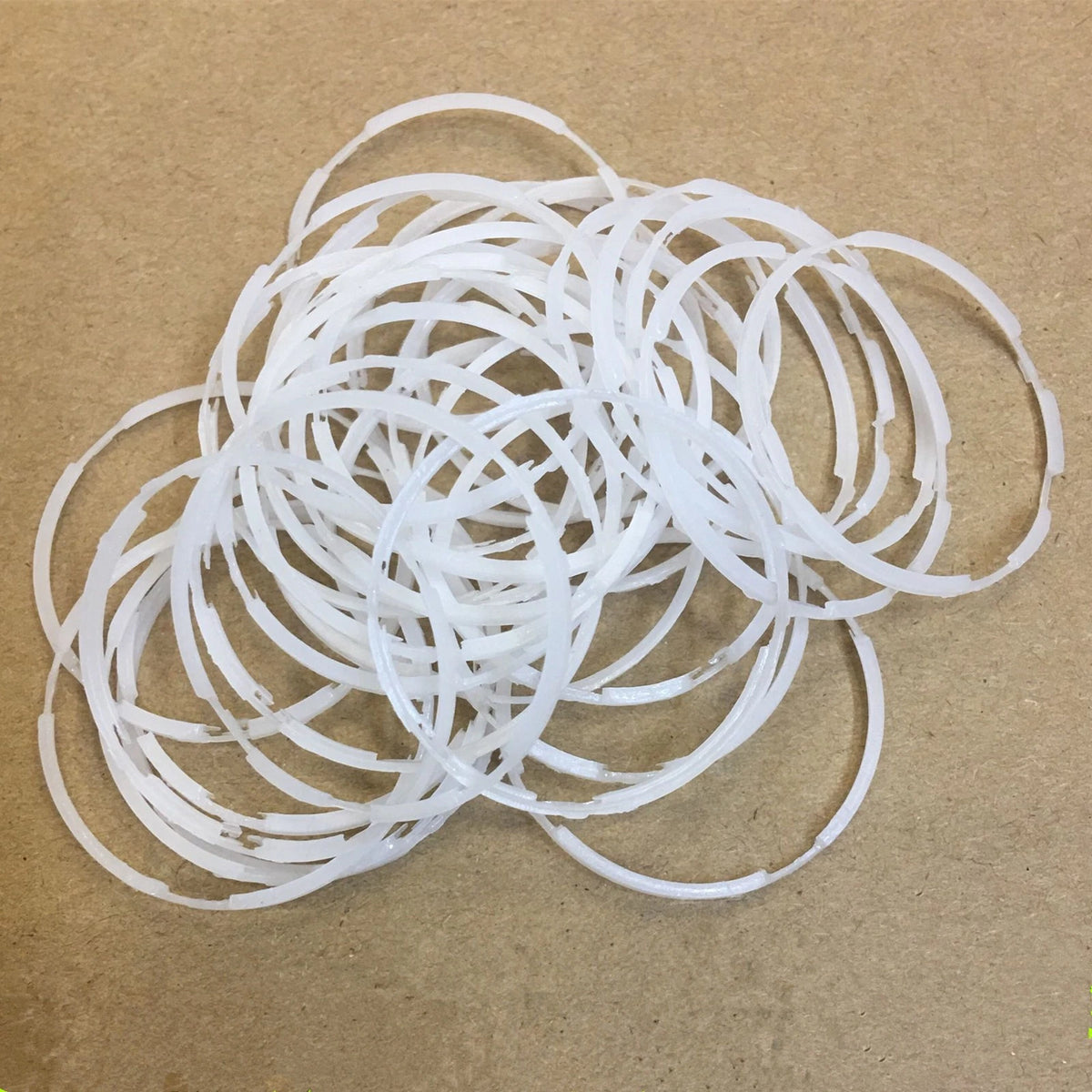 White Plastic Watch Movement Spacer Ring For Seiko 7009A Watch Movement Tools