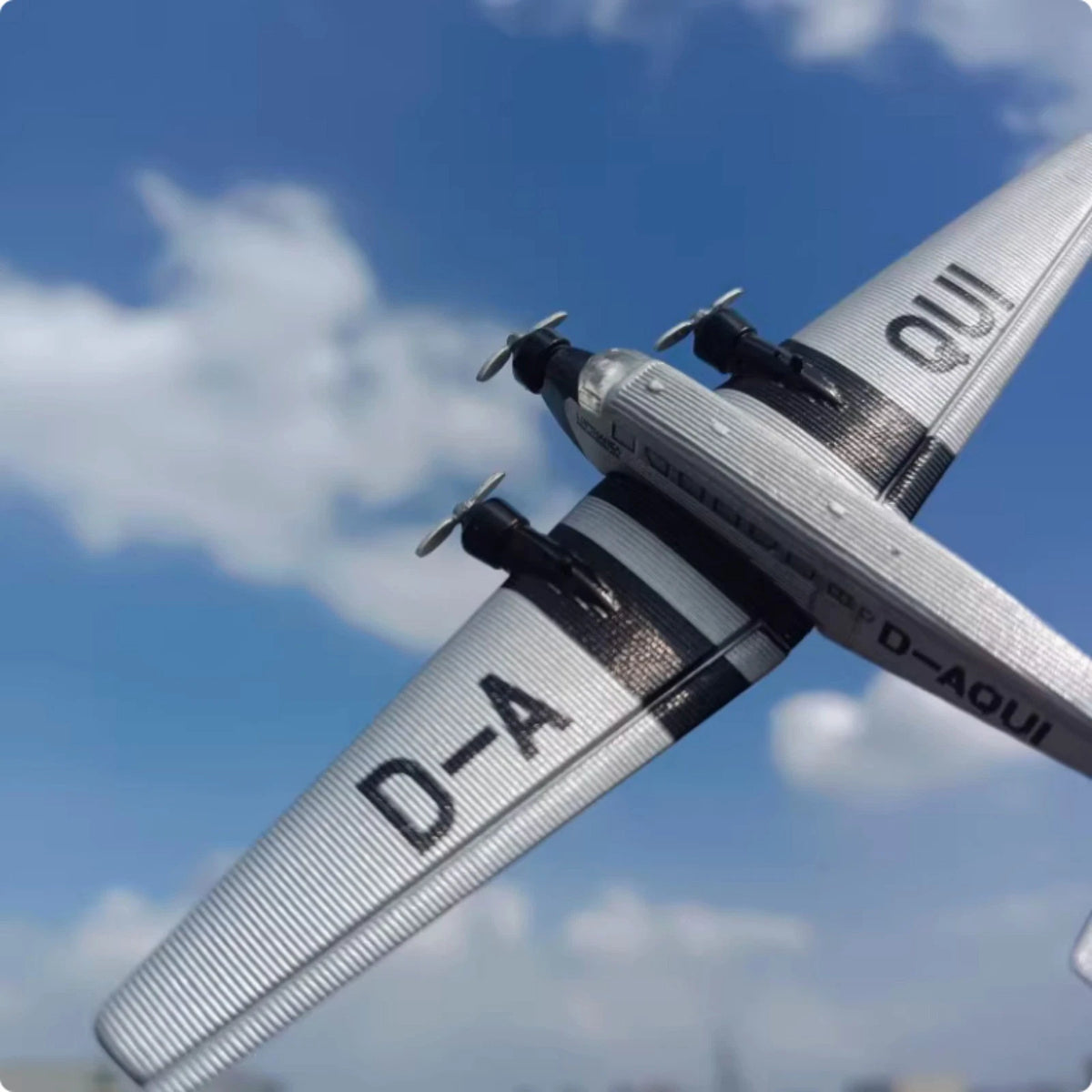 1/250 WWII Germany Junkers Ju 52 Aircraft Finished Prototype Military Model