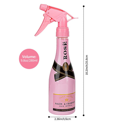 YOUNGFLY Mist Spray Bottle, 9.8oz Pink Rose Champagne Design 9.5 Ounces,