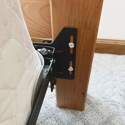 2 PCS Bed Frame Brackets Adapter for Large, 2Pcs Headboard Attachment