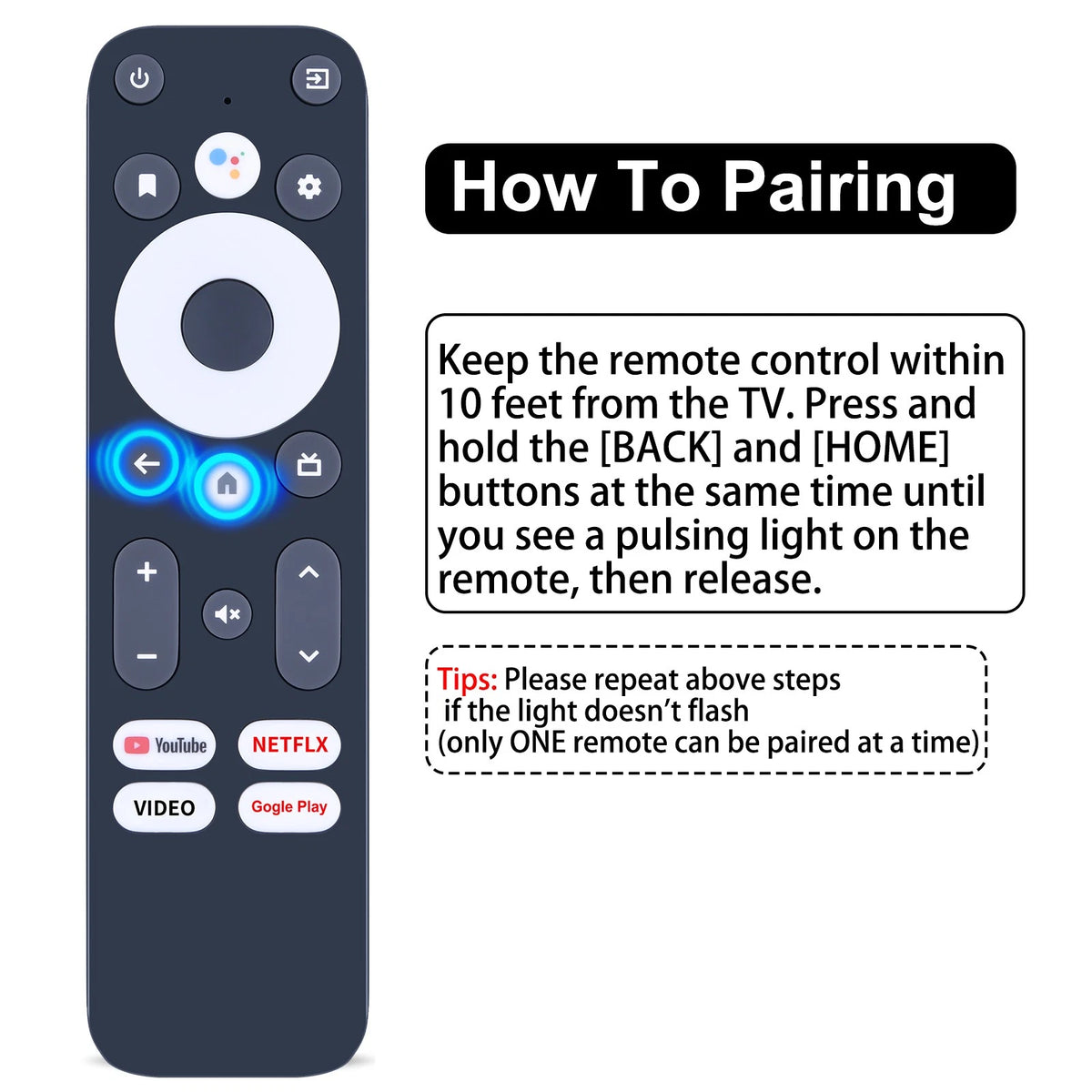 Voice Remote Control For Mecool KM2 and KM2 Plus Android Smart TV Box