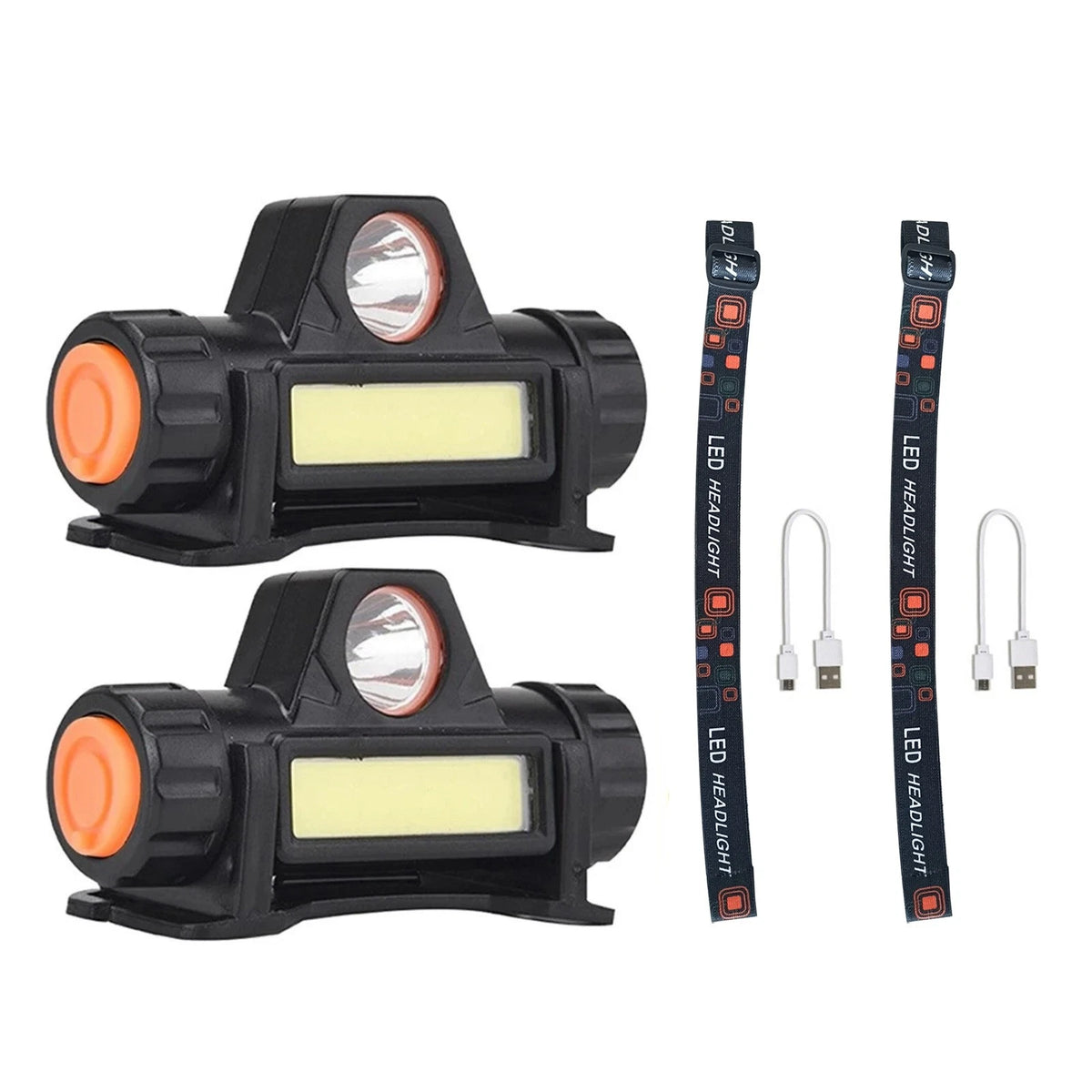 Replacement Automatic Dimming Headlight For Welding Helmet USB Rechargeable