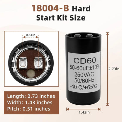 X-18004-b Capacitor Compatible with Genie 18004B Garage Door Opener Motor,...
