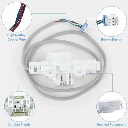 DC34-00025E Washer Door Latch Lock Switch For Samsung Motor circuit 12VDC 300MA
