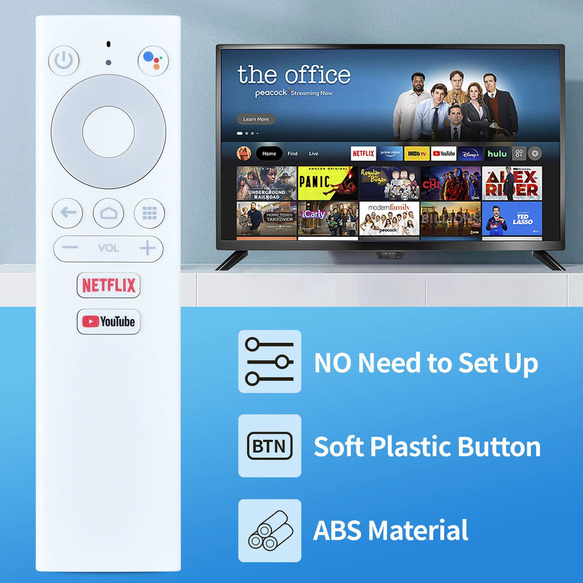 Replacement Voice Remote Control For Skyworth Strong Leap-S1 Android TV Box