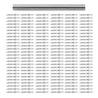 100Pcs  Double-Head Seamless Installation Metal Nail For Skirting Thread