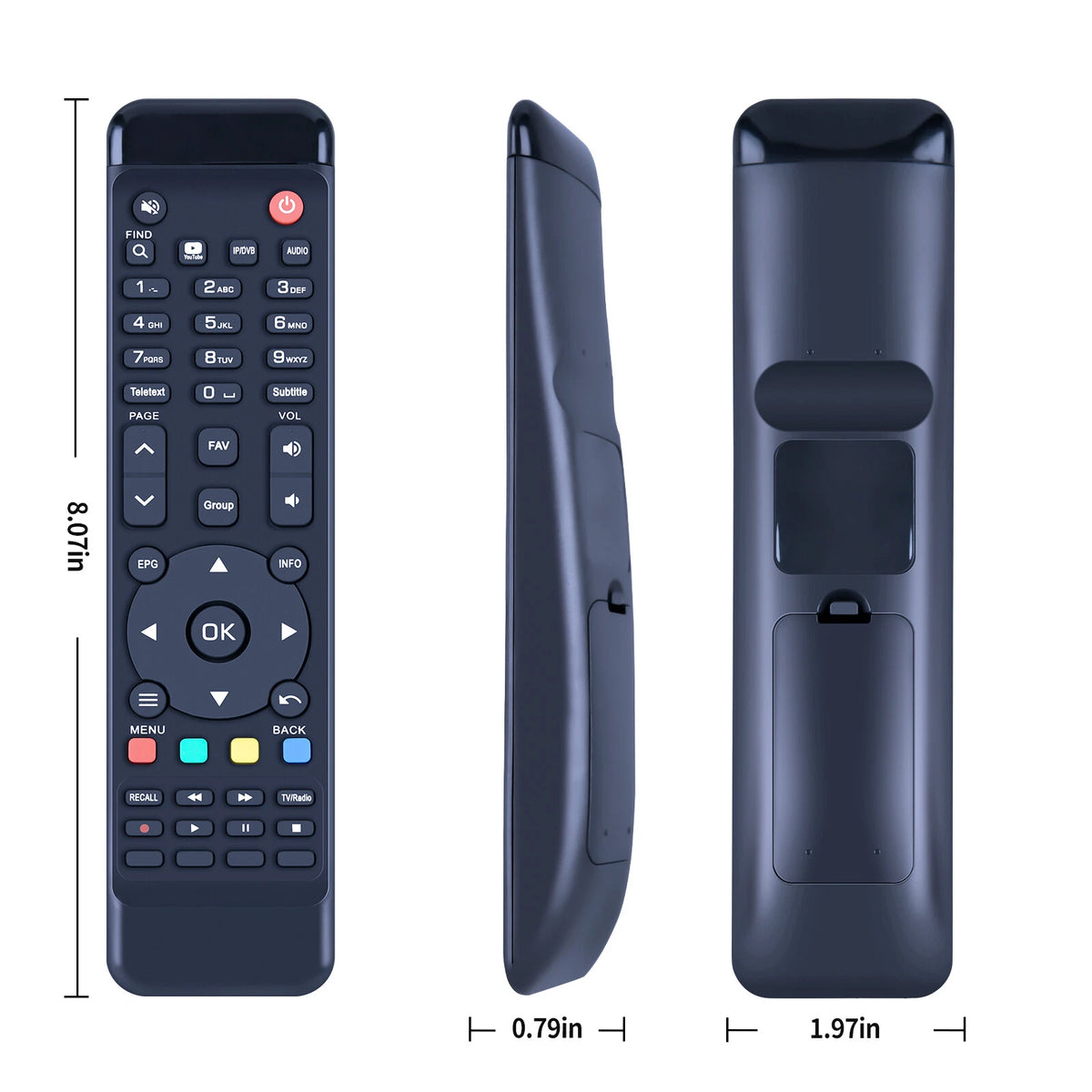 Remote Control For Amiko MiraX HiS-4300, HiS-4200, HiS-1000, HiS-2000, HiS-3000