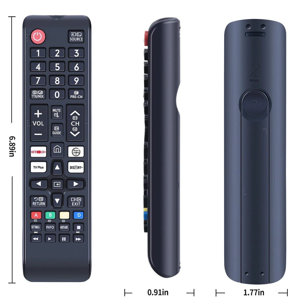Replacement Remote Control For DYON ULTIMAX 24F-TI 32H-TI-W Smart TV