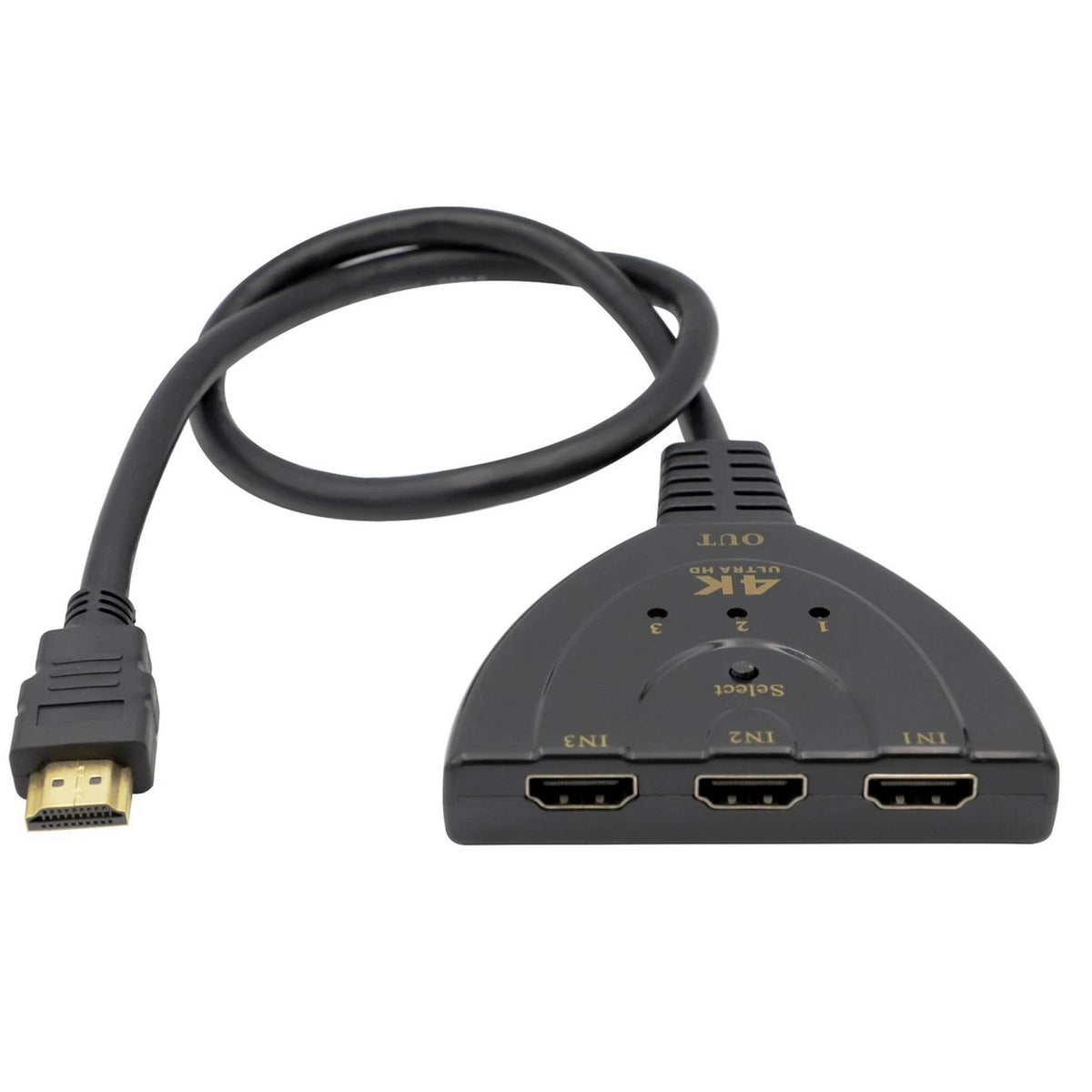 2.97Gbps Bandwidth 4K 1080P HDMI 3 Port HD Converter Auto Video Switch Switcher