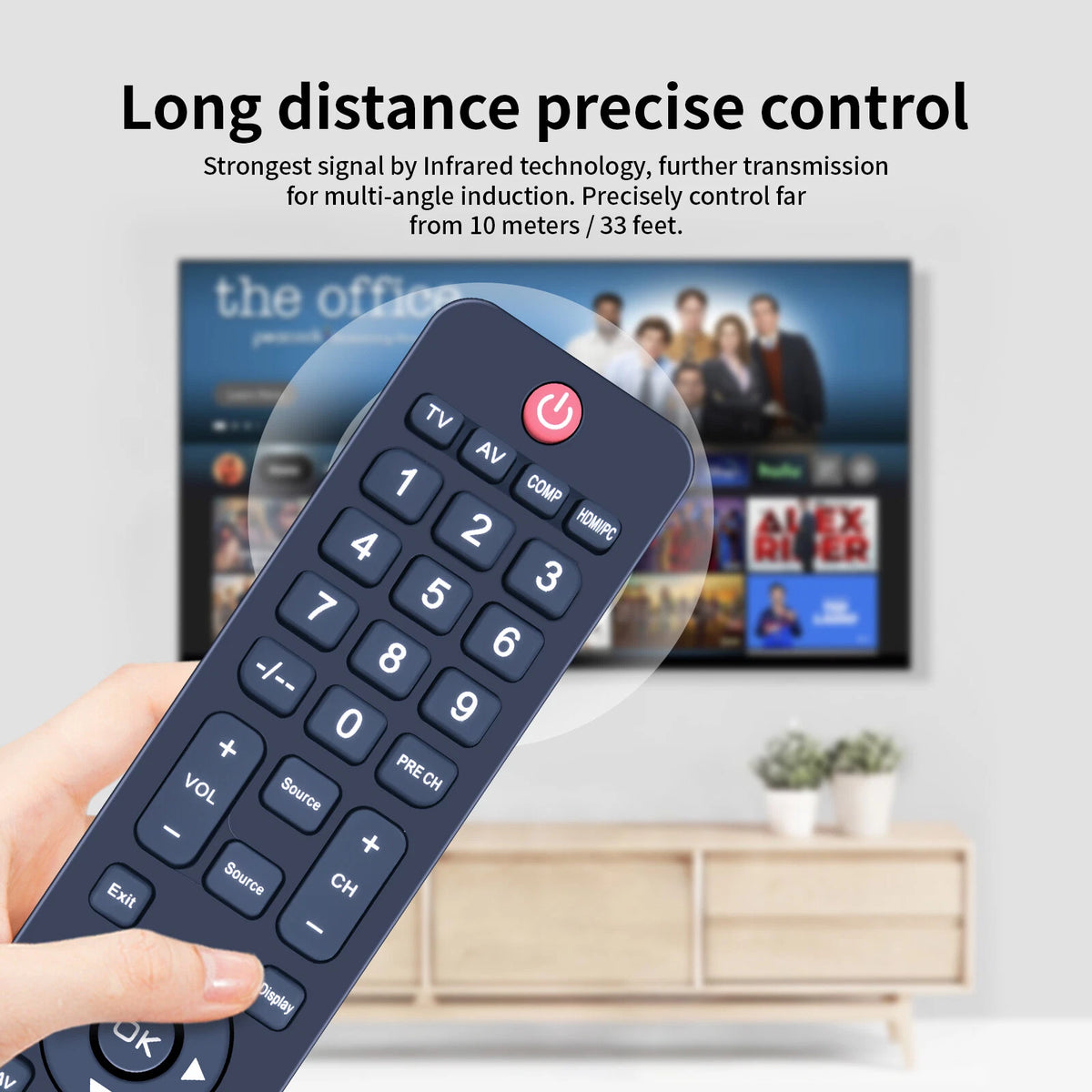 Remote Control For NEC MultiSync RL76F-1 E325 E425 E505 E585 E554 E654 E553 E463