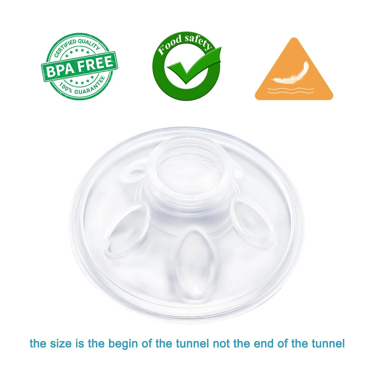 Flange Massage Cushions 19mm Compatible 2 Count (Pack of 1),