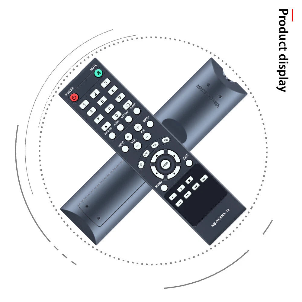 NS-RC6NA-14 Remote Control For Insignia TV NS-24E40SNA14 NS-32D20SNA14