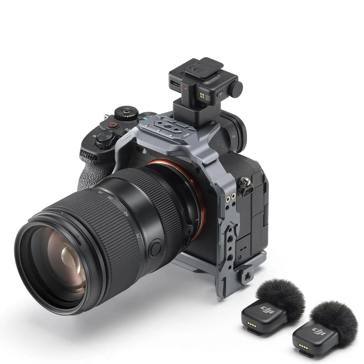 Fraternize  for DJI Mic 3/Mic Mini Camera Adapter, Connect Black