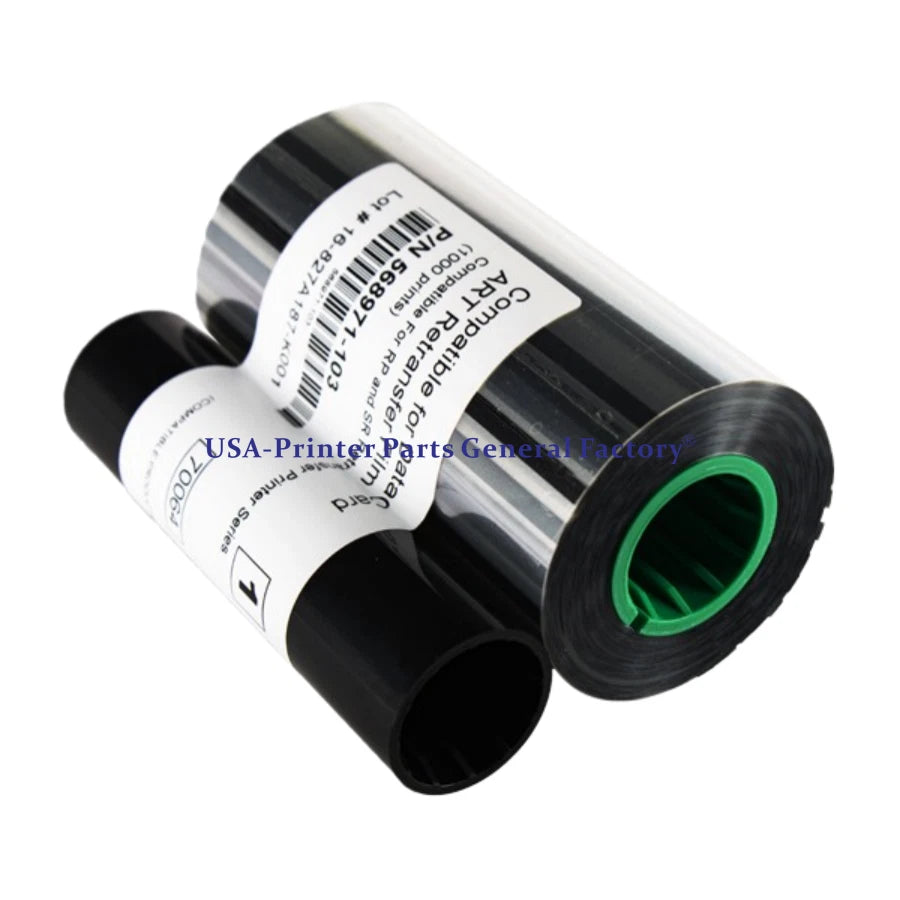 1 Set 568971-001 Ribbon & Film For Datacard SR200 SR300 PR90 YMCK -1000 Prints