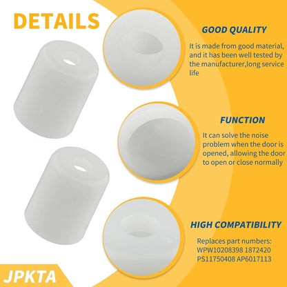 W10208398 Washer Dryer Door Hinge Pin Cap Replacement Part by JPKTA...
