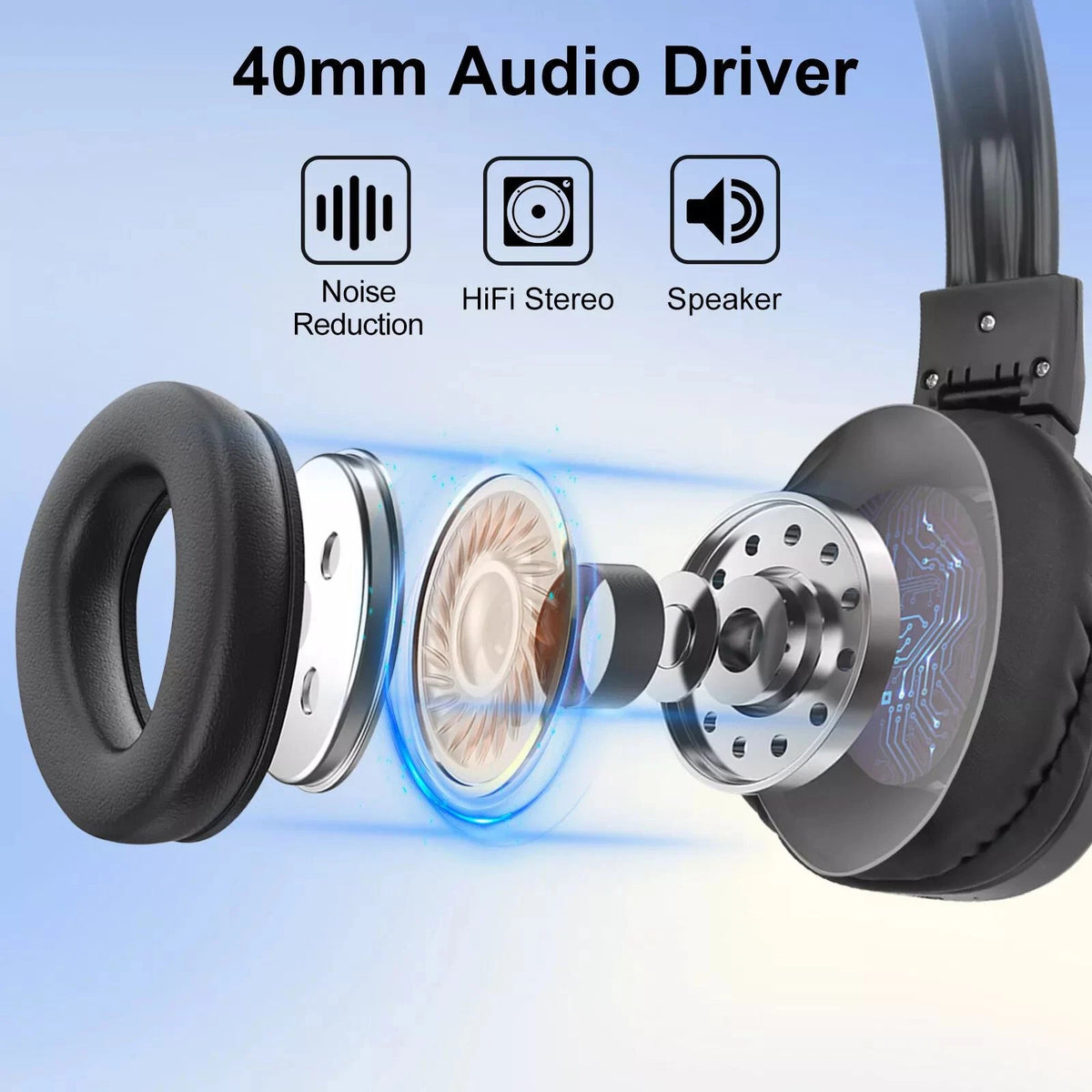 Portable Wireless FM Radio Headset perfect for using on your computer or MP3