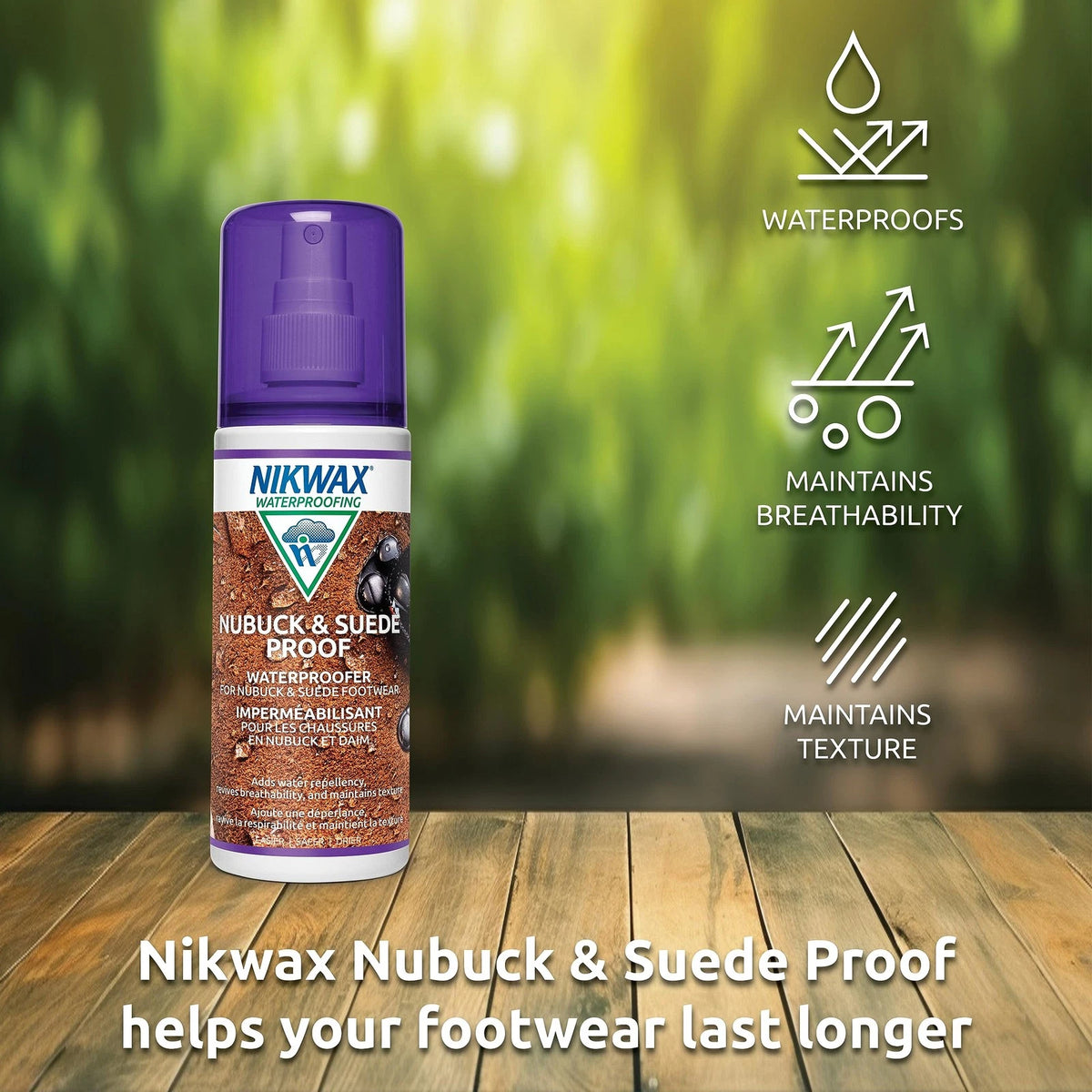 Nikwax Nubuck & Suede Proof, 125ml, Spray-On 4.2 Fl Oz (Pack of 1)