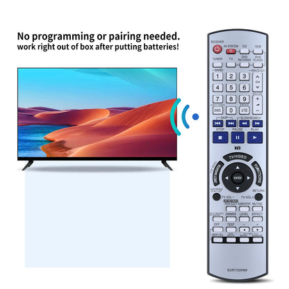 EUR7722KM0 Remote Control For Panasonic AV Receiver SA-XR55 SA-XR55P SA-XR55K