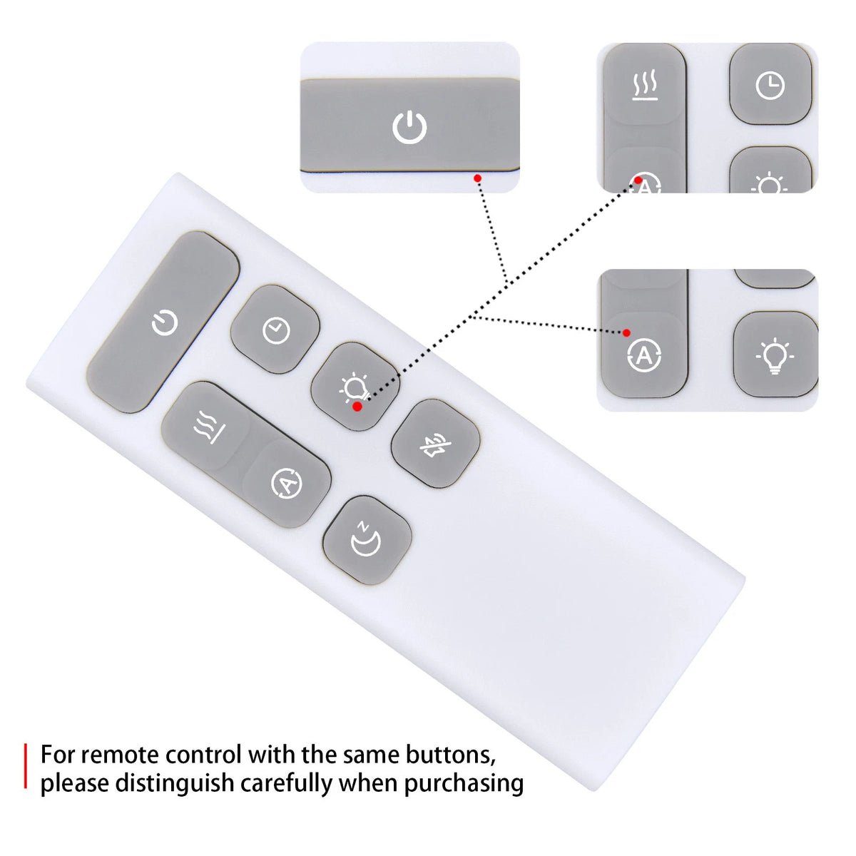 Remote Control For Dreo Cool Mist Air Humidifiers HM735S DR-HHM005S