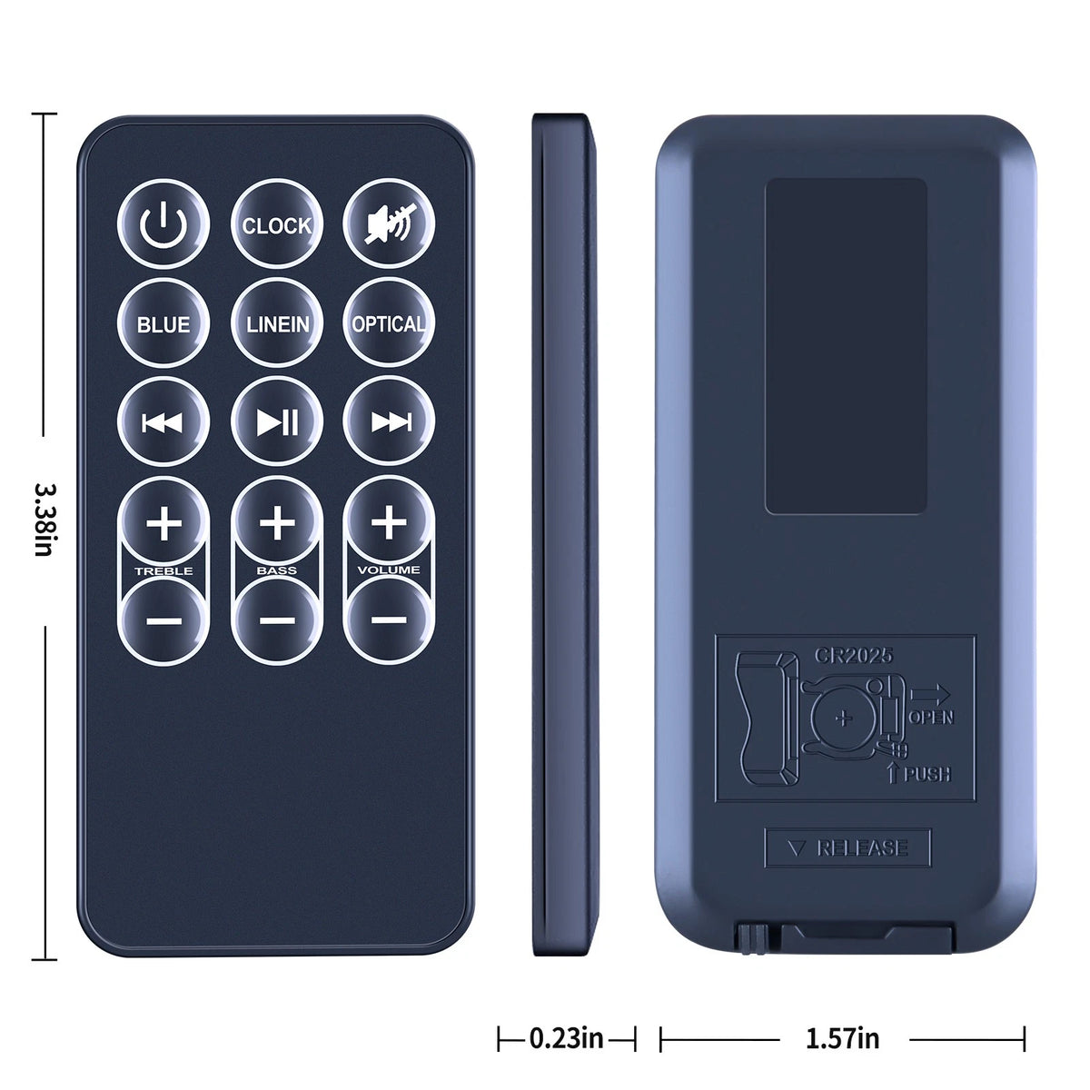 For Twin-Star International Classic Flame Fireplace 26MMS90048 Remote Control
