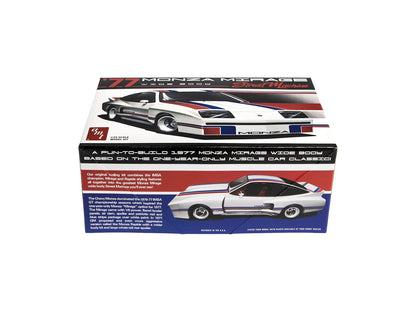 AMT 1977 Chevy Monza Mirage SS 1/25 Scale Model Kit 7 inches, White