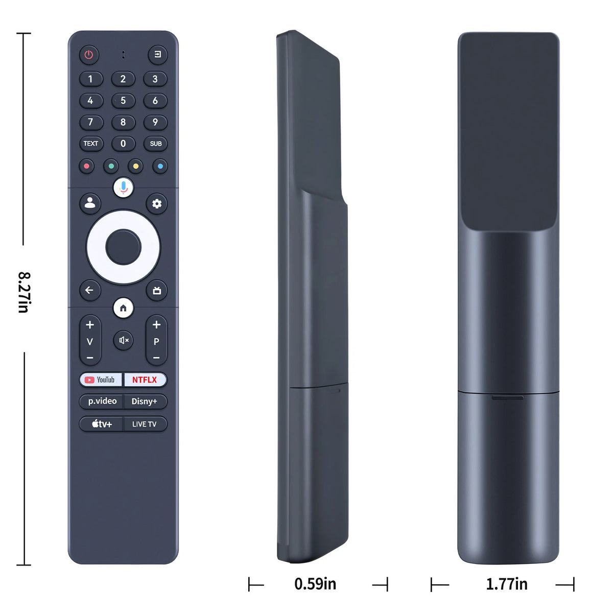 RC112GU Voice Remote Control For Thomson 4K Google TV 43UG5C14 50UG5C14