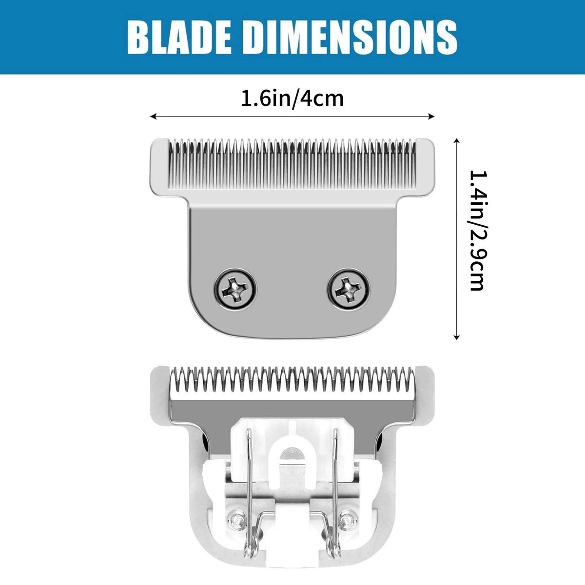 Detachable Trimmer Blade 02144 Carbon Steel For Wahl Replacement 9864SS 9686