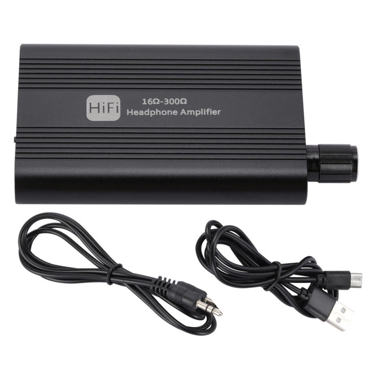16Ω-300Ω HIFI Headphone Amplifier 3.5mm AUX Audio w/ USB Cable Earphone AMP