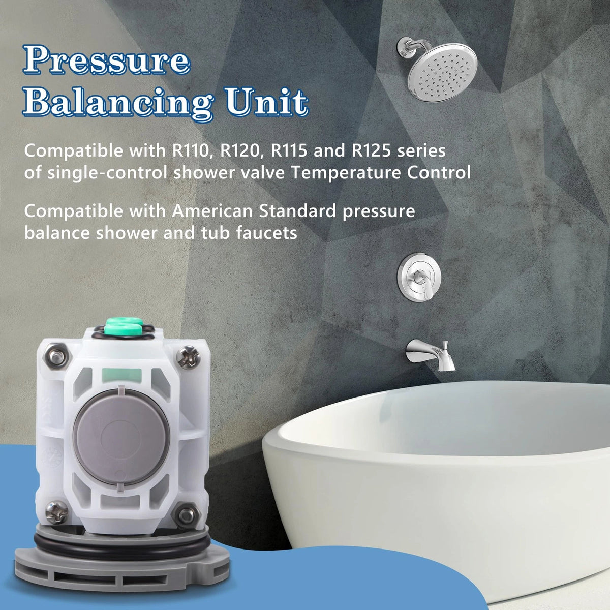 Dreyoo 1 Pack Pressure Balancing Unit Compatible with American as shown