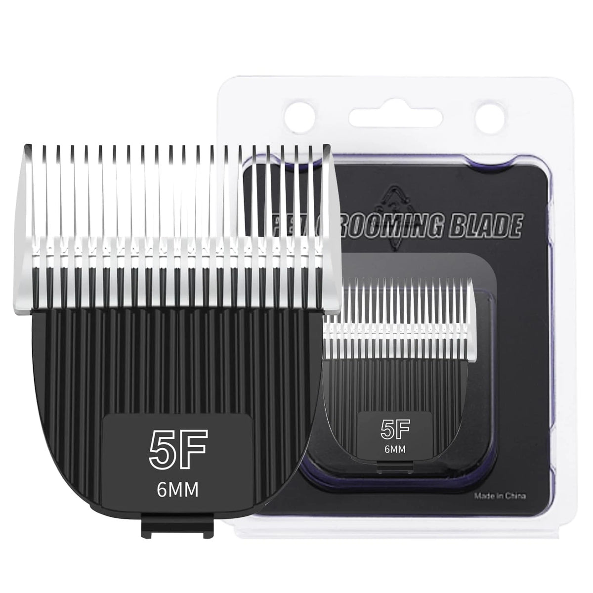 bulu 1Pack Flash Clipper Professional Detachable Replacement 5F, black