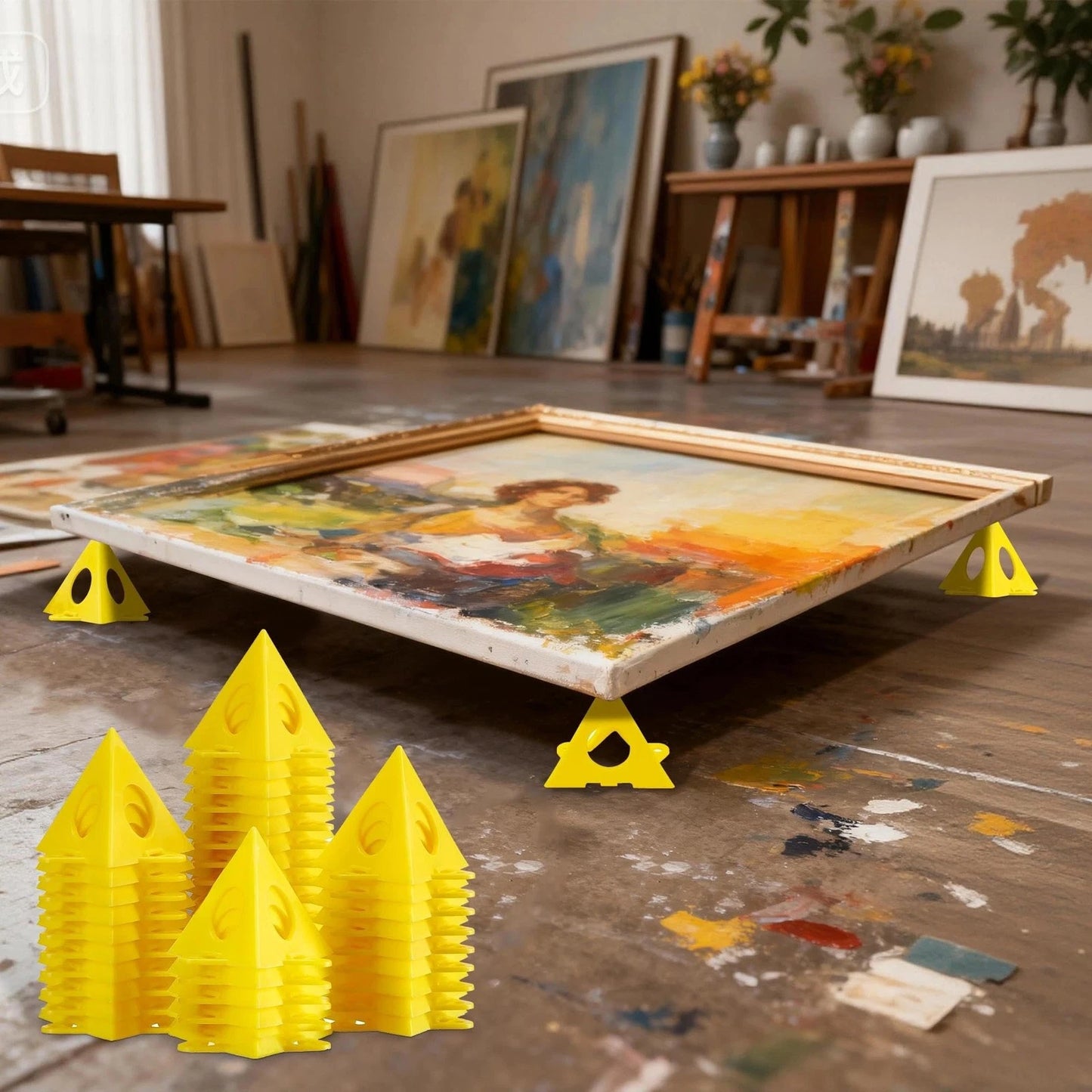 KATA Painters Pyramid Stands: 36pcs Painting Pyramids Stands for Mini, 36pc