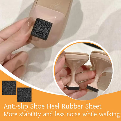Shoe Heel Repair, Rubber Sole Sheet, 1/4 Inch Thick, Black
