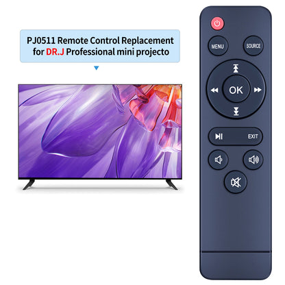 Remote Control For DR.J Professional Mini Projector HI-04 P68 PJ0511 AK-30 AK-40