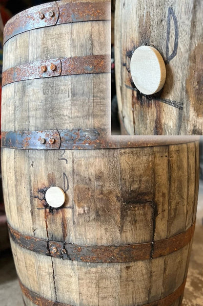 2-Inch Poplar Wood Bourbon Wine Barrel Cask Keg Bung Plug - Great for Home...