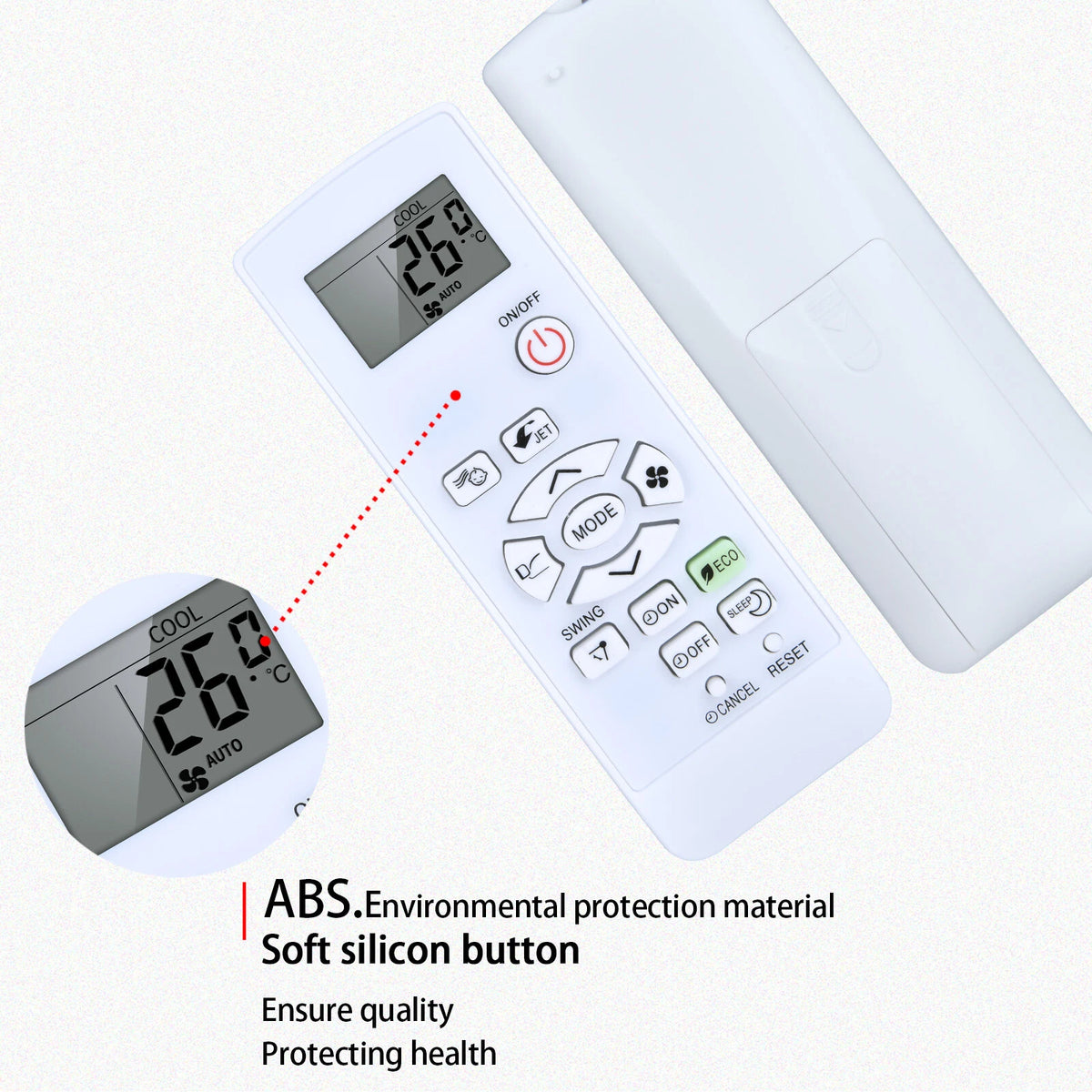 CRMC-A937JBEZ Replacement Remote Control For Sharp Air Conditioner