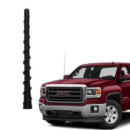 AMFRNE for GM Trucks 1999-2026 Short Flexible Antenna, Fits Chevy Black