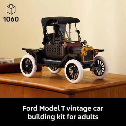 LEGO Icons Ford Model T Building Set for Adults - Collectible Kit Multicolor