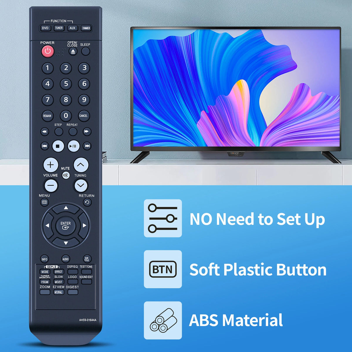 AH59-01644A Remote Control For Samsung Digital Home Cinema System HT-Q9