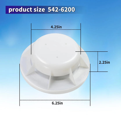 Vsttar 542-6200B Plastic Equalizer Skimmer Float Valve Assembly with O-Ring,...