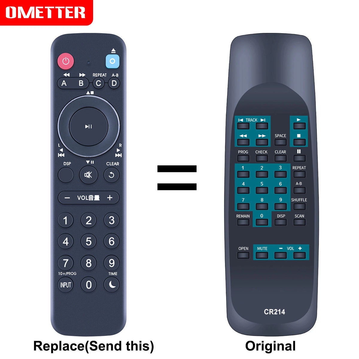 Replacement Remote For ARCAM CR214 ALPHA7 ALPHA7SE ALPHA8 ALPHA8SE ALPHA9