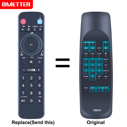 Replacement Remote For ARCAM CR214 ALPHA7 ALPHA7SE ALPHA8 ALPHA8SE ALPHA9