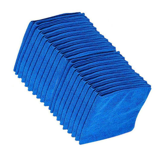 20 x LARGE MICROFIBRE CLEANING AUTO CAR DETAILING SOFT CLOTHS WASH TOWEL DUSTER