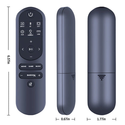 Generic Replacement For Ultimea Solo B30 / Solo B30 Pro Soundbar Remote Control